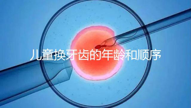 兒童換牙齒的年齡和順序是這樣的，附對照表圖片參考