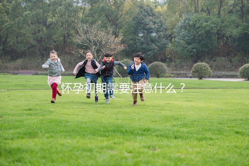 懷孕初期需要注意什么?