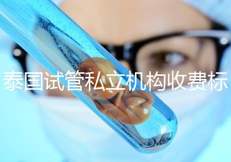 泰國試管私立機構收費標準公開，收費透明，可靠
