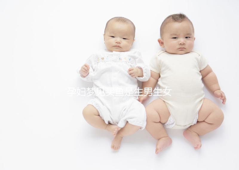 孕婦夢見買魚是生男生女的預兆?胎夢寓意解讀