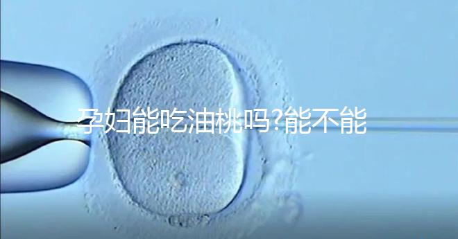 孕婦能吃油桃嗎?能不能吃一看便知