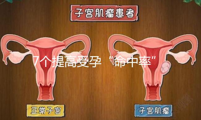 7個(gè)提高受孕“命中率”的訣竅，還不快快收入囊中！