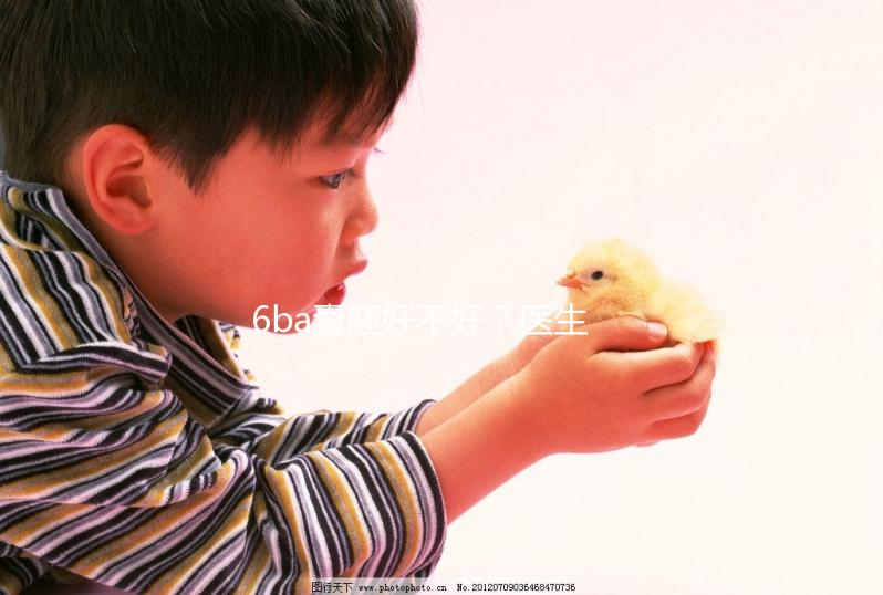 6ba囊胚好不好？醫(yī)生:調(diào)理好身體才是提升成功率的基礎(chǔ)