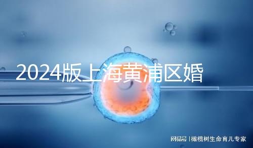 2024版上海黃浦區婚檢預約指南，包括詳細的流程和費用